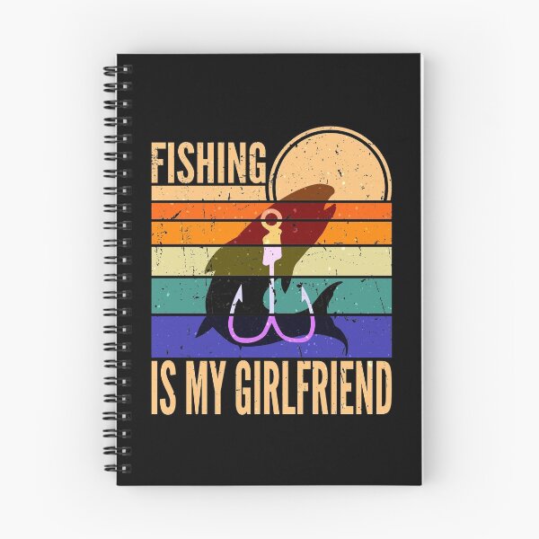 Item preview, Fishing Is My Girlfriend Retro Sunset designed and sold by SUNarea.