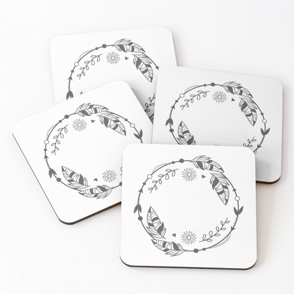 Item preview, Round frame in boho style designed and sold by thepolarowl.