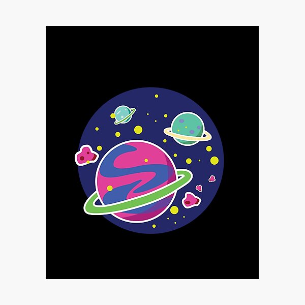 Artikelvorschau, seltsame Ringplaneten entworfen und verkauft von SudeepDesigns.