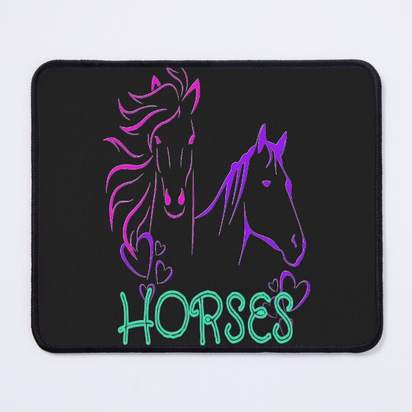 Item preview,  Horse calvary, Aesthetic design  with two horses, perfect gift for the horse lover or equestrian sport lover. designed and sold by Adri Barnard.