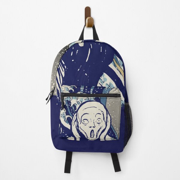 Item preview, The Scream at The Great Wave Off Kanagawa designed and sold by PifPafPuf.