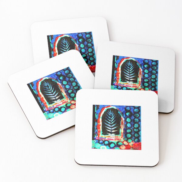 Item preview, Church window in blue designed and sold by elizabeth mcentee.