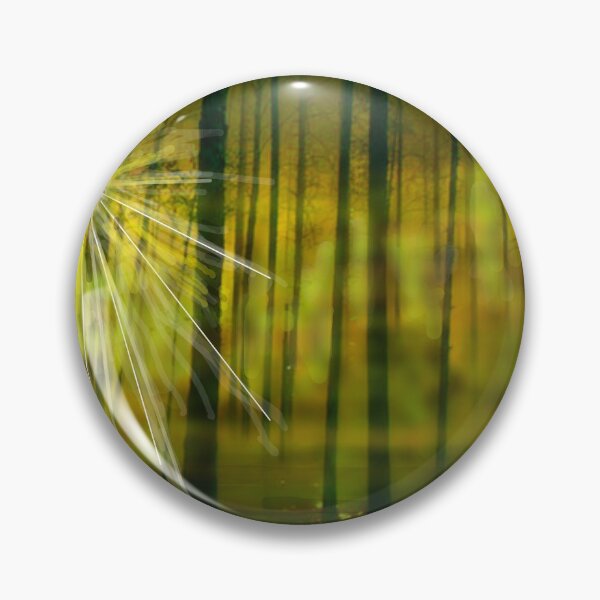 Item preview, HANDPAINTED MYSTERIOUS FOREST MORNING designed and sold by THE AMERICAN TEEVANGELIST.