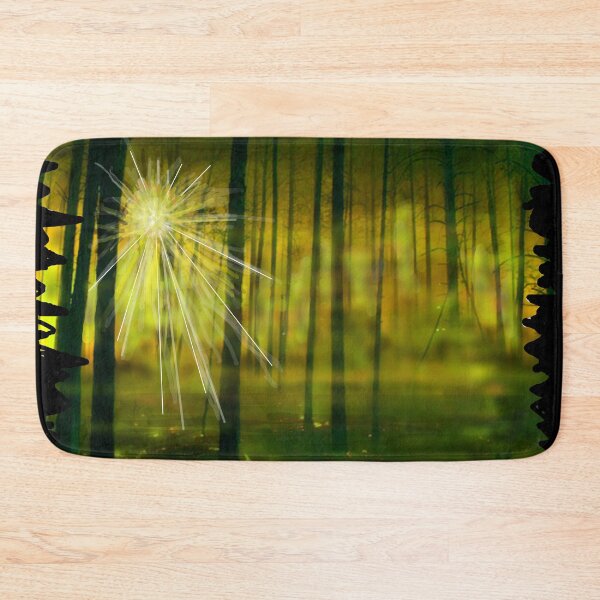 Item preview, HANDPAINTED MYSTERIOUS FOREST MORNING designed and sold by THE AMERICAN TEEVANGELIST.