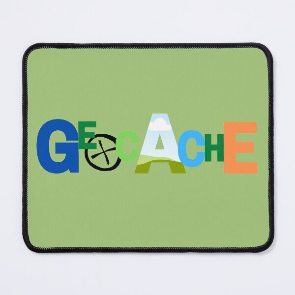 Item preview, The word geocache in different colors designed and sold by GeoTeasters.