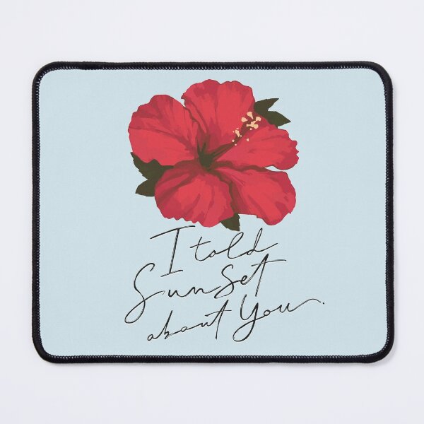 Item preview, I Told Sunset About You - Hibiscus Flower Title Design designed and sold by marina ralston.