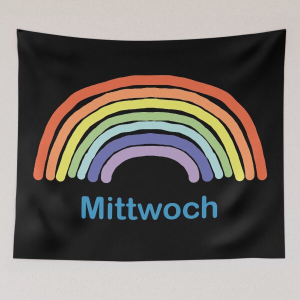 Item preview, Mittwoch Wednesday Rainbow designed and sold by ellenhenry.