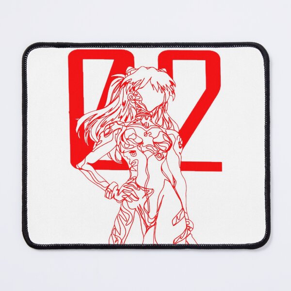 Item preview, Asuka Langley Continous Line Artwork designed and sold by RedCoco-Studios.