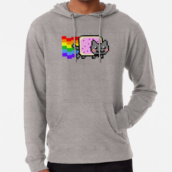 Rainbow cat hoodie on sale