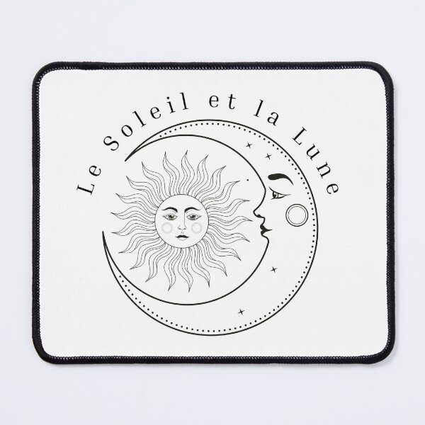 Item preview, Vintage Sun Moon and Stars Le Soleil et la Lune  designed and sold by MusberriDesigns.