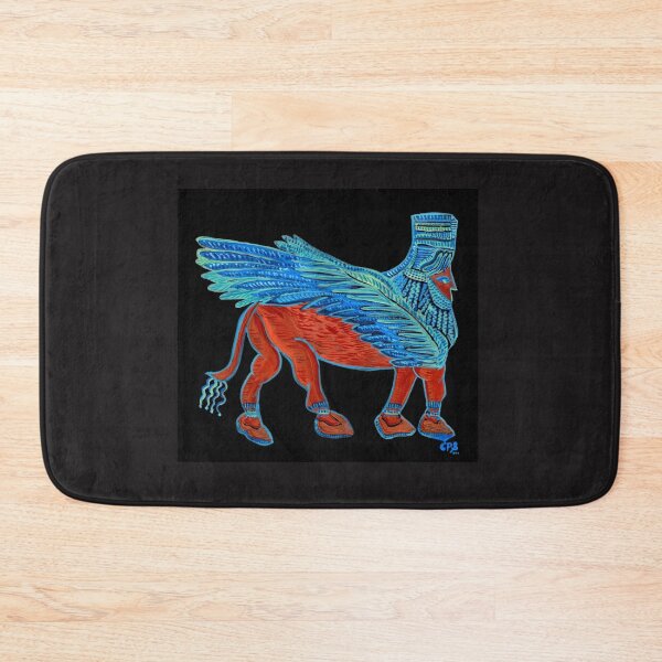 Item preview, Lammasu shedu-Winged Lion of the Mesopotamian Civilization designed and sold by CrackPotByCPS.