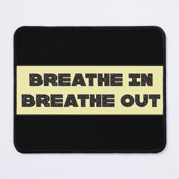 Item preview, BREATHE IN, BREATHE OUT / pastel yellow. designed and sold by marina ralston.