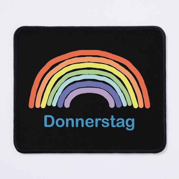 Item preview, Donnerstag Thursday Rainbow designed and sold by ellenhenry.
