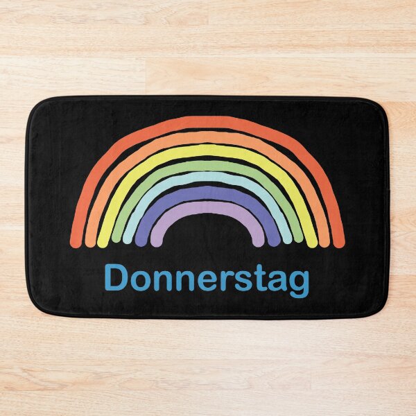 Item preview, Donnerstag Thursday Rainbow designed and sold by ellenhenry.