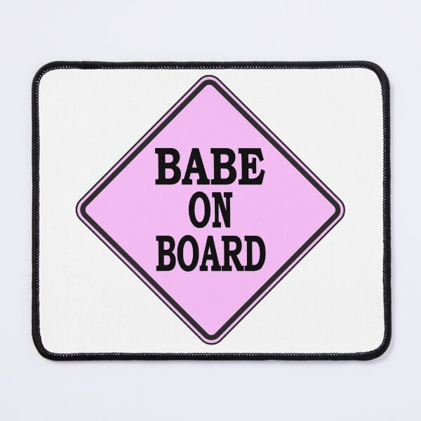 Item preview, Babe On Board Essential Sticker designed and sold by SW33TSP0T.
