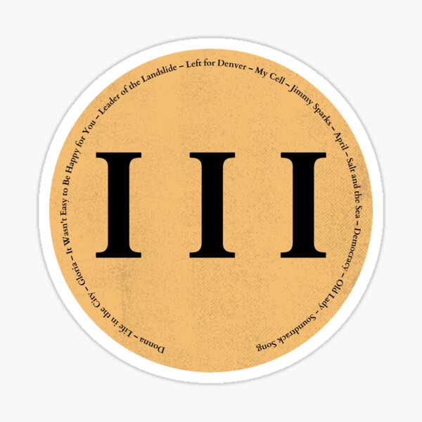 The Lumineers - III(Album) Sticker
