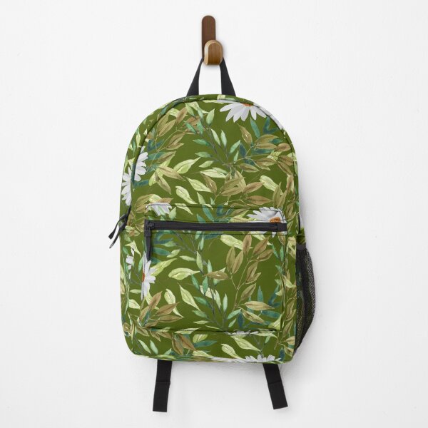 Item preview, Floral Pattern Green Background designed and sold by Pearl-Island.