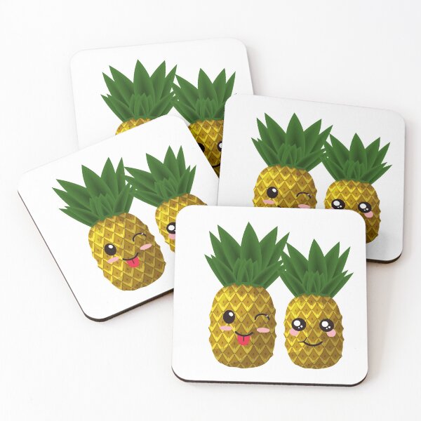 Item preview, Cute Kawaii Pineapple designed and sold by ShirleyDee.