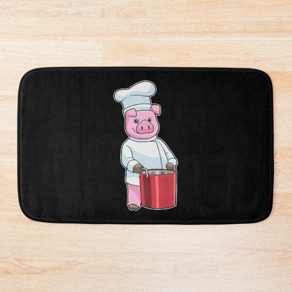 Item preview, Pig as Cook with Cooking pot designed and sold by Snabdesign84.