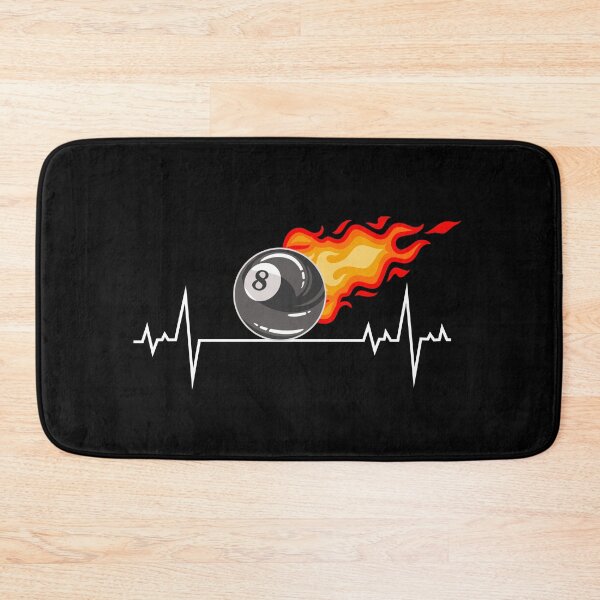 Item preview, Billiards Game Pool Player Cue Sports Heartbeat designed and sold by CuteDesigns1.