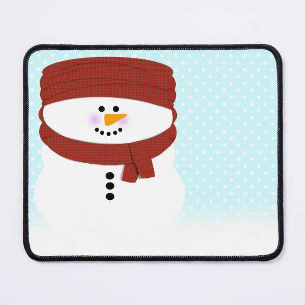 Item preview, Snowman With Red Scarf designed and sold by Gravityx9.