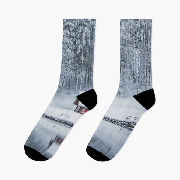 Item preview, gift for best frient - snowy house designed and sold by DOKU_TEAM SHIRT.