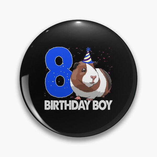Item preview, Birthday Boy 8 Guinea Pig designed and sold by Bendthetrend.