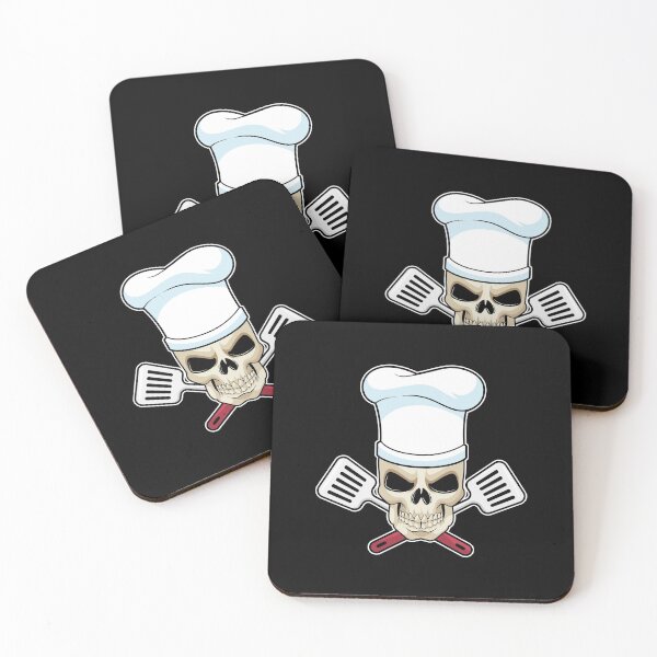 Item preview, Skull as Cook with Cooking hat designed and sold by Snabdesign84.