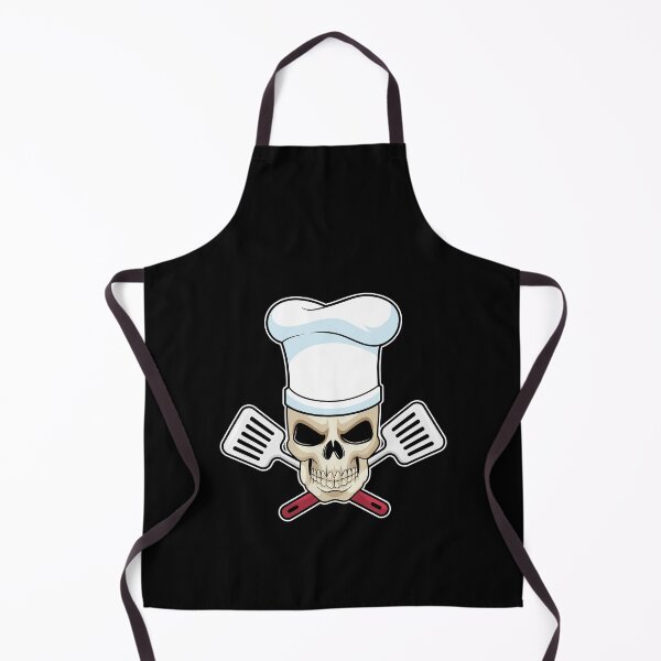 Item preview, Skull as Cook with Cooking hat designed and sold by Snabdesign84.