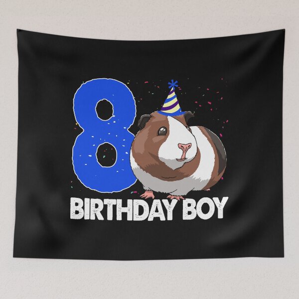 Item preview, Birthday Boy 8 Guinea Pig designed and sold by Bendthetrend.