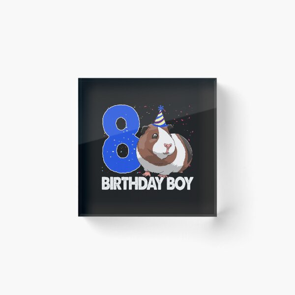 Item preview, Birthday Boy 8 Guinea Pig designed and sold by Bendthetrend.