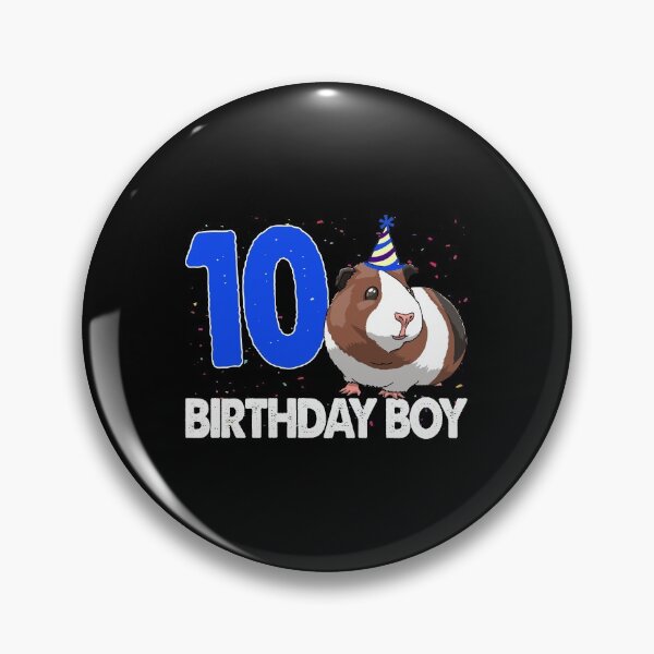 Item preview, Birthday Boy 10 Guinea Pig designed and sold by Bendthetrend.
