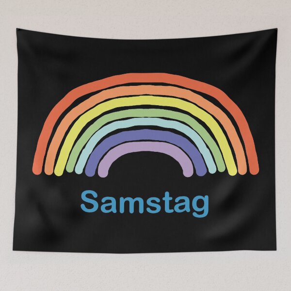 Item preview, Samstag Saturday Rainbow designed and sold by ellenhenry.