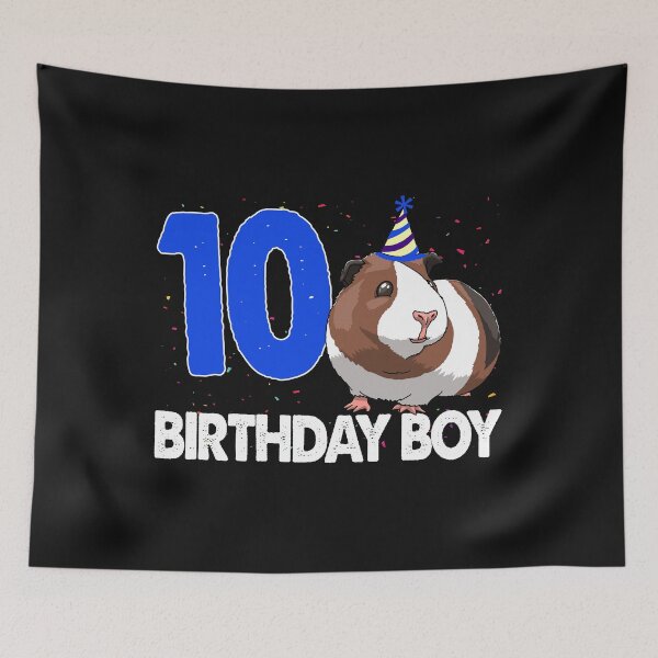 Item preview, Birthday Boy 10 Guinea Pig designed and sold by Bendthetrend.