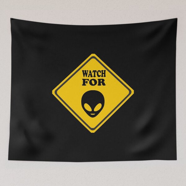 Item preview, Watch Out For Aliens Essential Sticker designed and sold by SW33TSP0T.