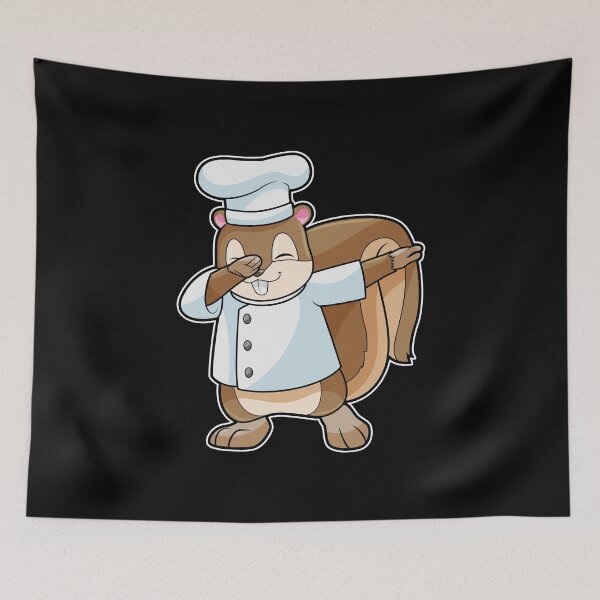 Item preview, Squirrel as Cook with Cooking apron designed and sold by Snabdesign84.