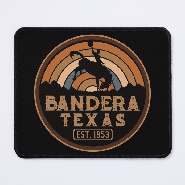 Item preview, Bandera Texas Retro Wild West Cowboy designed and sold by NoBonesLife.