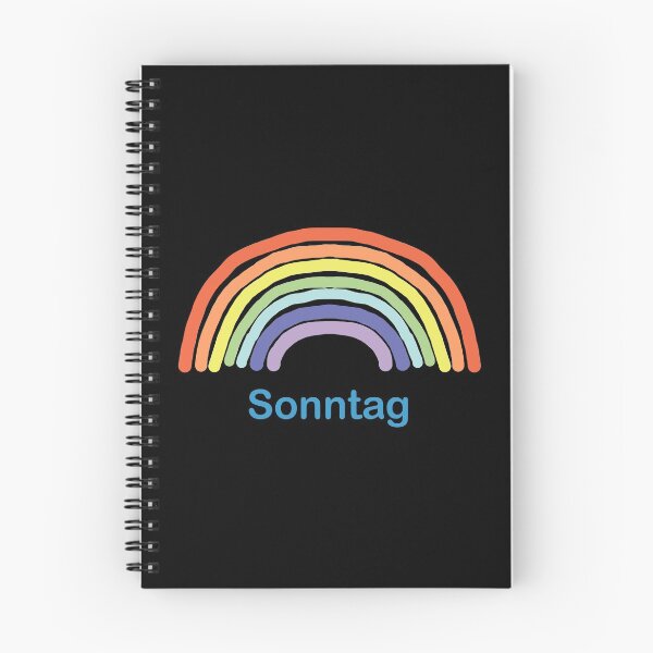 Item preview, Sonntag Sunday Rainbow designed and sold by ellenhenry.