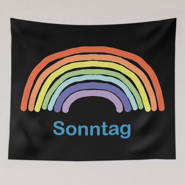 Item preview, Sonntag Sunday Rainbow designed and sold by ellenhenry.