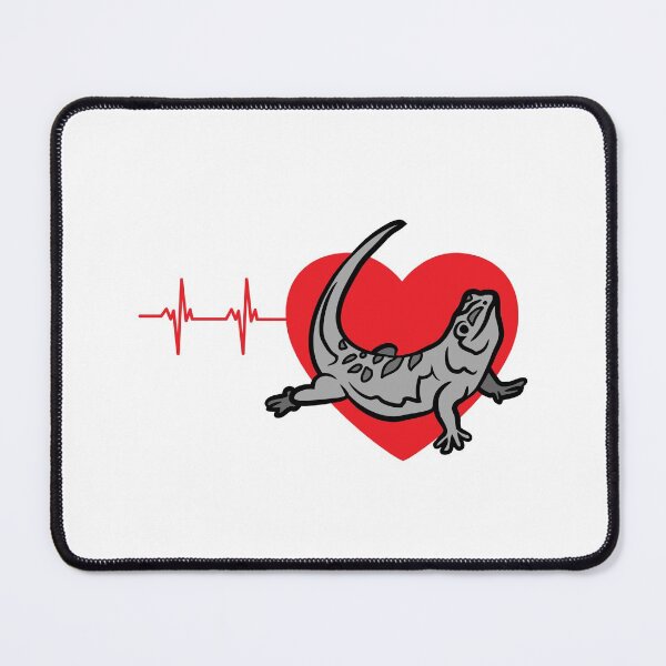 Item preview, Lizard red heart pulse | gift for lizard lover designed and sold by OleeVO.