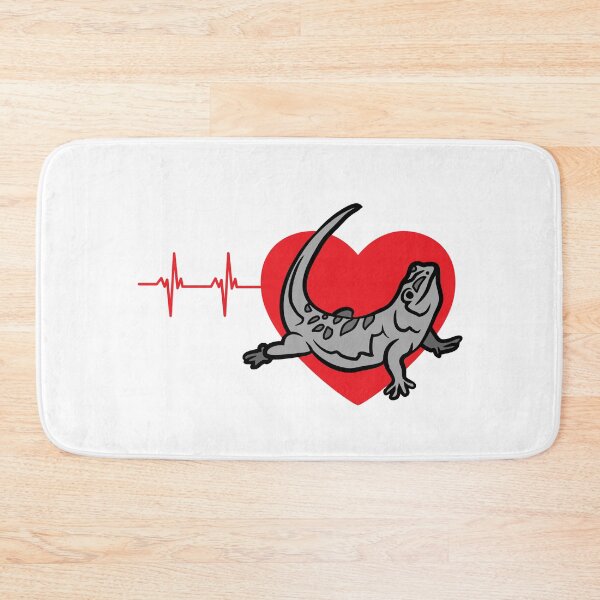 Item preview, Lizard red heart pulse | gift for lizard lover designed and sold by OleeVO.