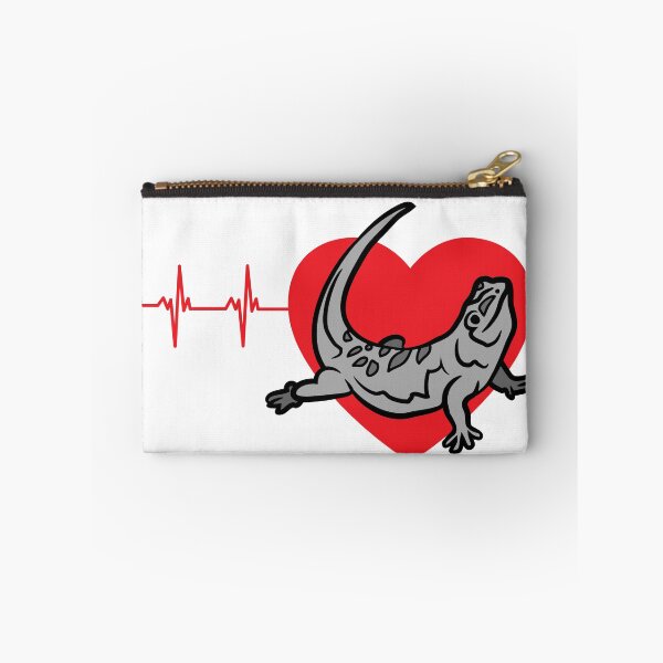 Item preview, Lizard red heart pulse | gift for lizard lover designed and sold by OleeVO.