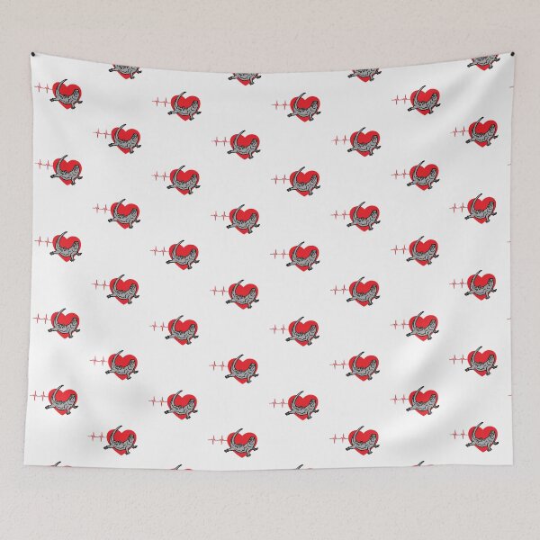Item preview, Lizard red heart pulse | gift for lizard lover designed and sold by OleeVO.