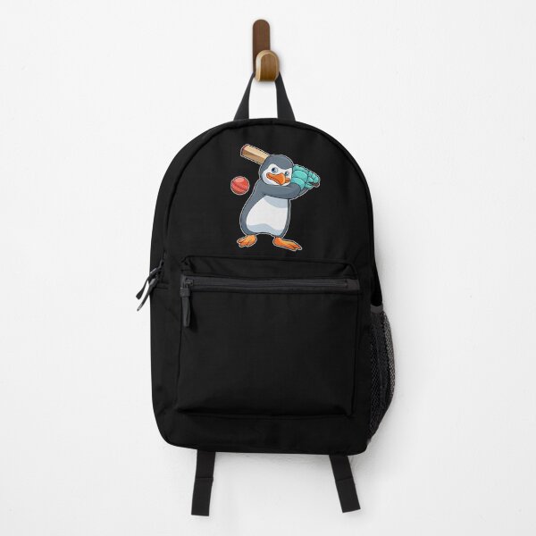 Item preview, Penguin at Cricket with Cricket bat designed and sold by Snabdesign84.