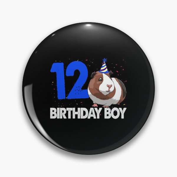 Item preview, Birthday Boy 12 Guinea Pig designed and sold by Bendthetrend.