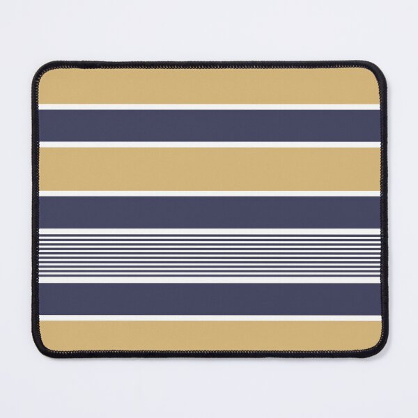 Artikelvorschau, Horizontal stripes, navy blue, ochre, white entworfen und verkauft von Svitac.