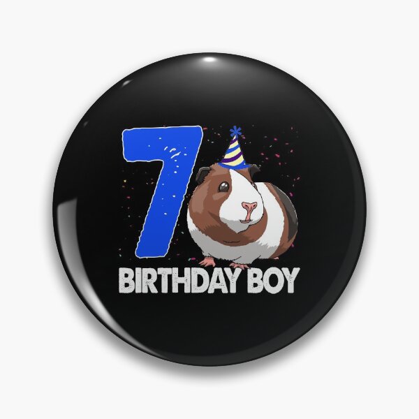 Item preview, Birthday Boy 7 Guinea Pig designed and sold by Bendthetrend.