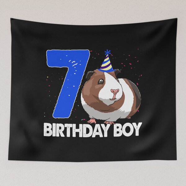 Item preview, Birthday Boy 7 Guinea Pig designed and sold by Bendthetrend.