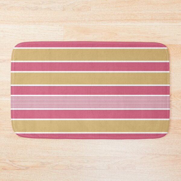 Artikelvorschau, Horizontal stripes, pastel blush, ochre, white entworfen und verkauft von Svitac.