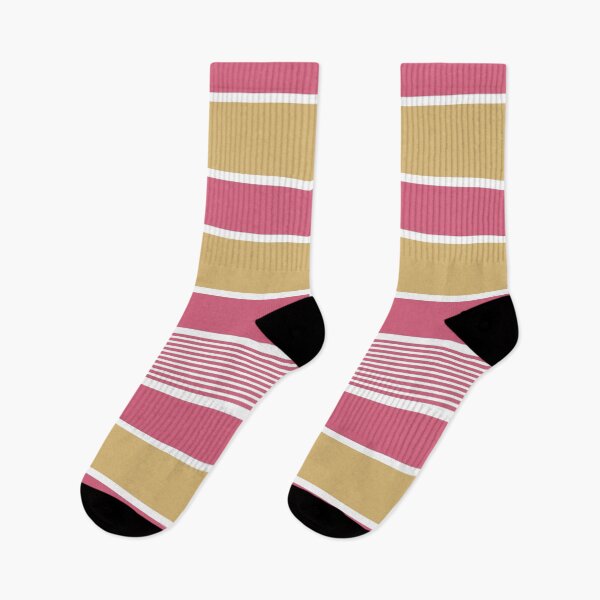 Item preview, Horizontal stripes, pastel blush, ochre, white designed and sold by Svitac.